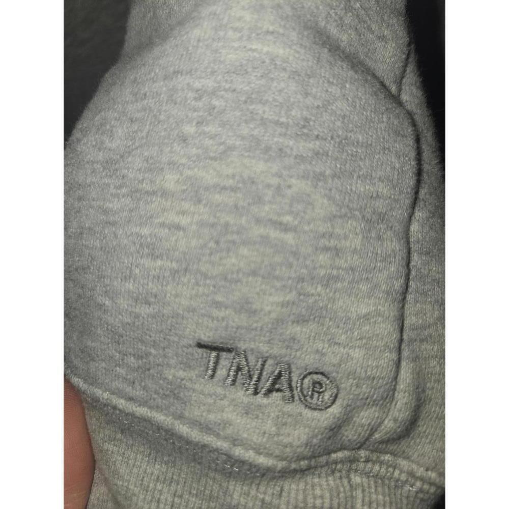 TNA Sweatfleece Cozy Fleece Sweatshirt XS Gray - Picture 3 of 4